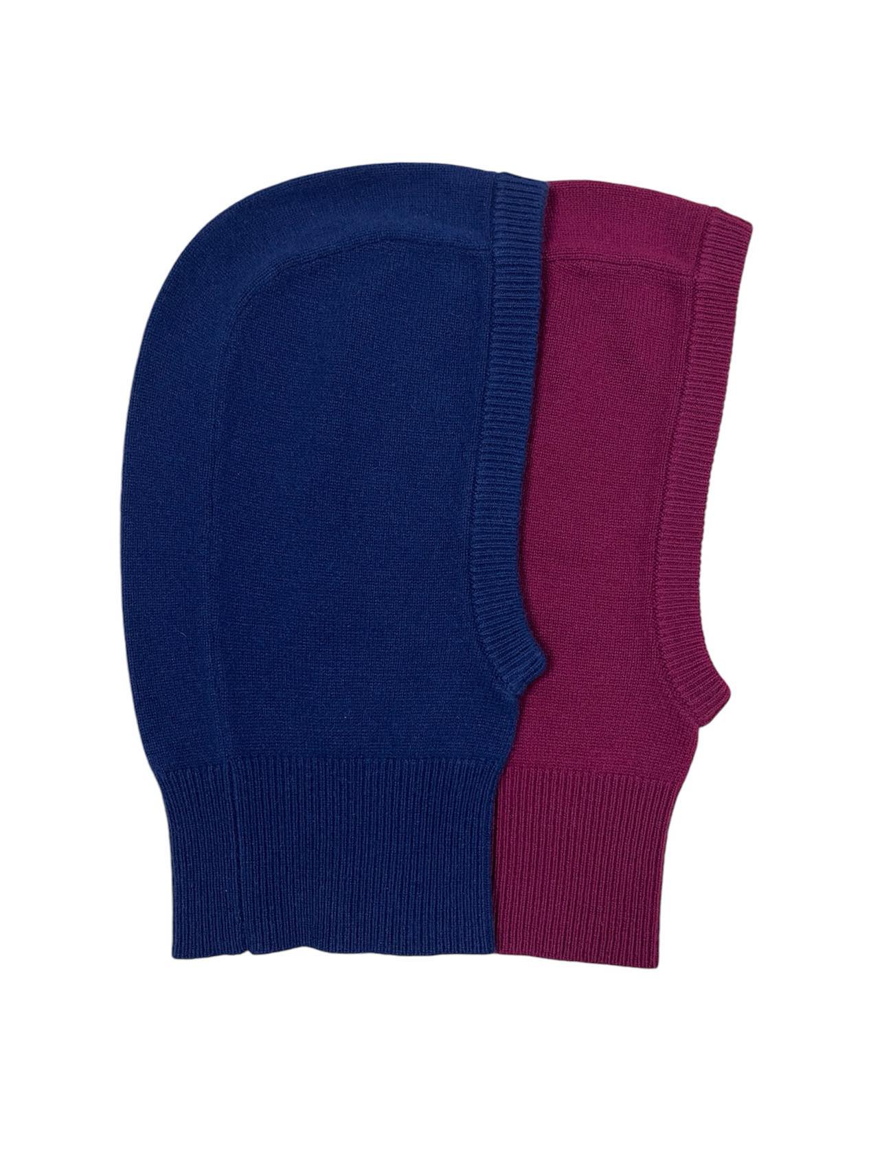 Burgundy Wool Cashmere Blend Hood