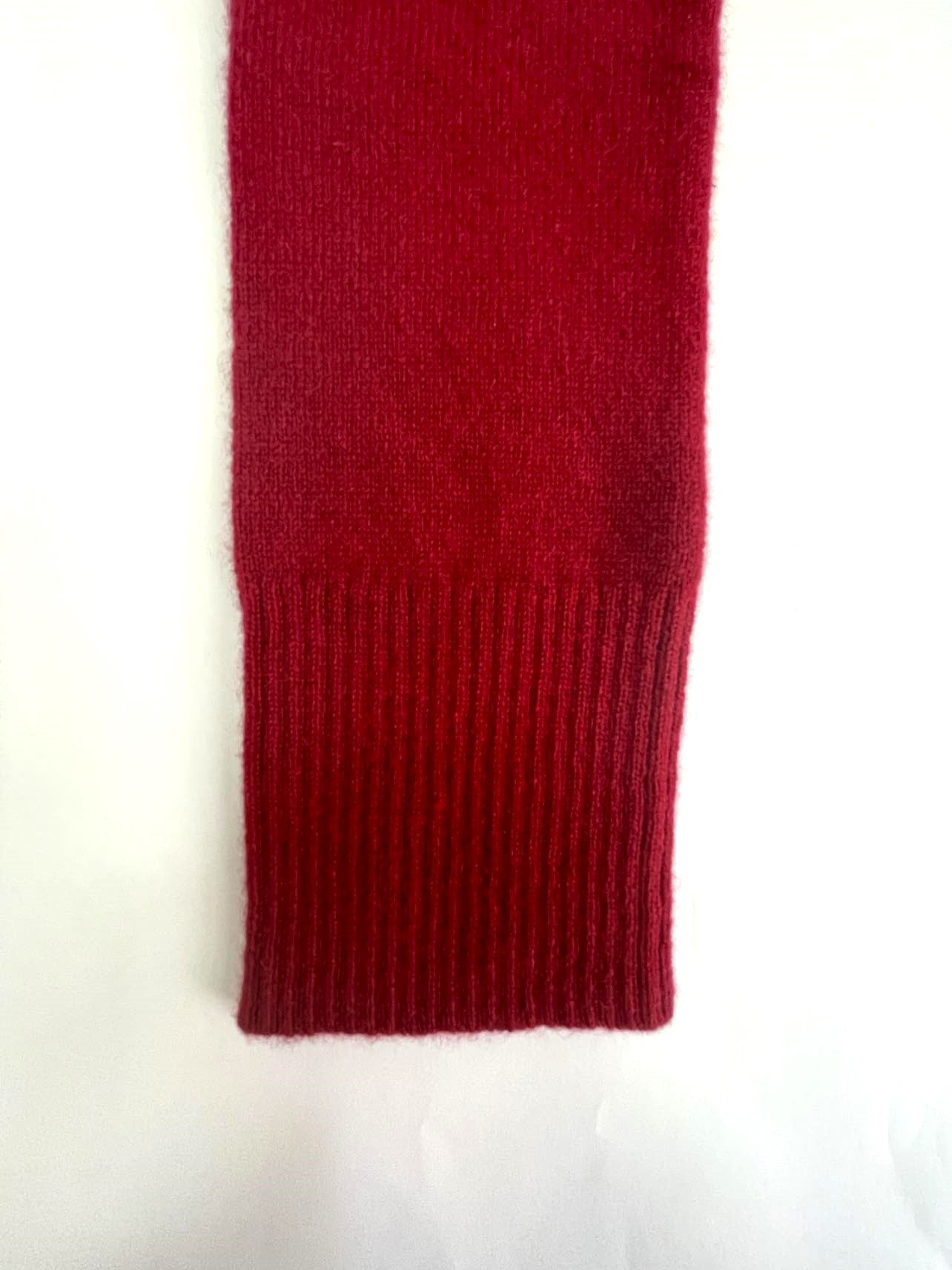 CASHMERE FINGERLESS GLOVES in Red
