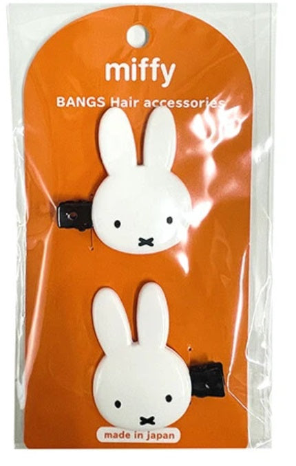 Miffy Hair Clips -Die Cut Bangs Accessories (Round Ears)