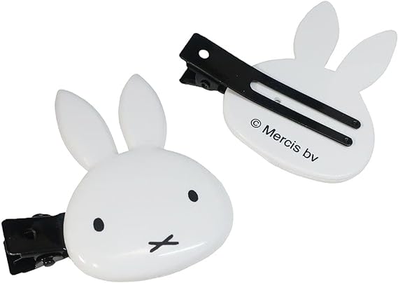 Miffy Hair Clips -Die Cut Bangs Accessories (Pointed Ears)