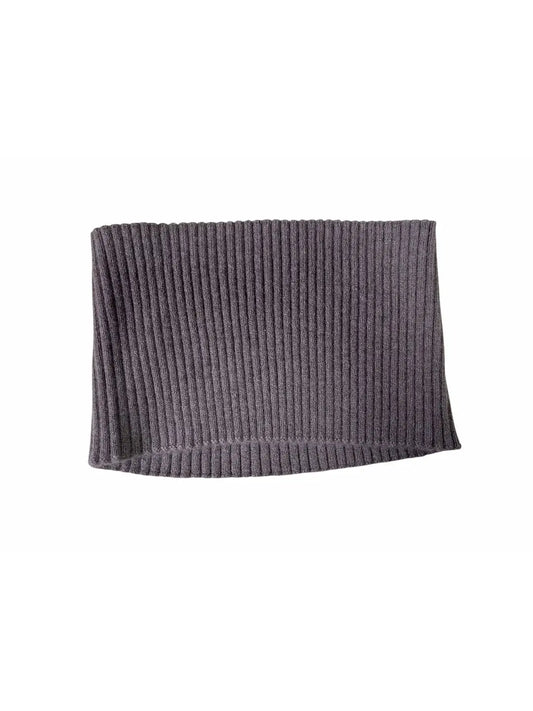 100% Cashmere Ribbed Band in Taupe