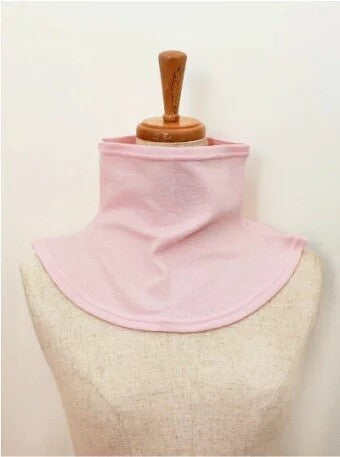 Grey Silk -Lined Neck Warmer (Cold and Dry Protection)