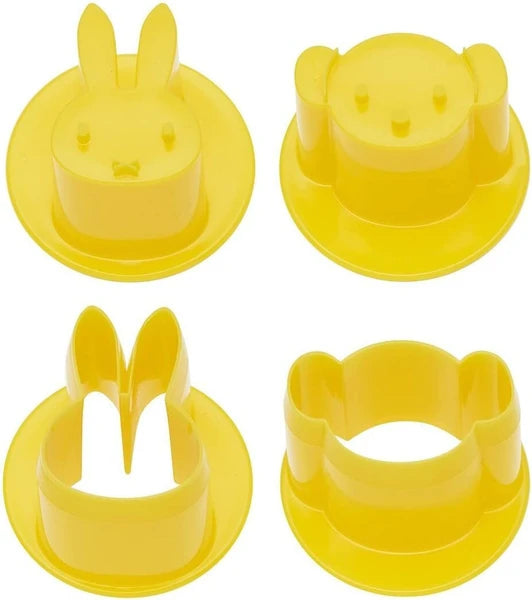 Miffy Face Vegetable Cutter Molds (Set of 2) – Cute Bento Food Shaper
