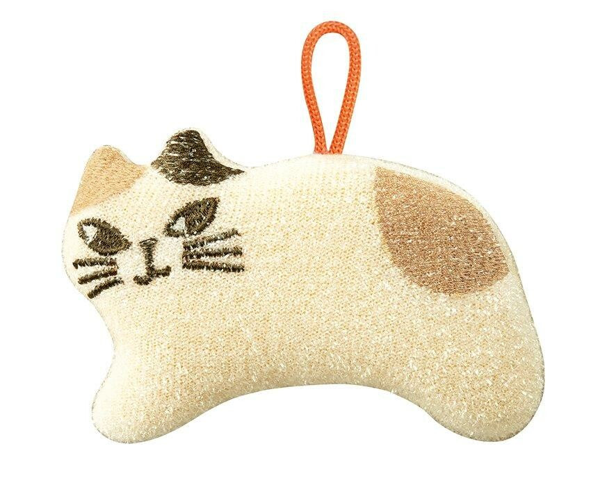Cat Kitchen Sponge, Cute Japanese Cat Dishwashomg Sponge