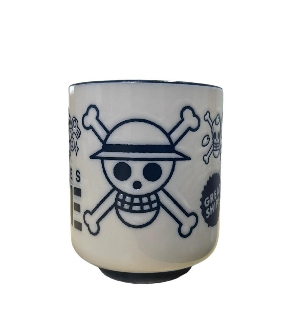 Anime One Piece Pirate Flag - Sushi Tea Cup in Blue