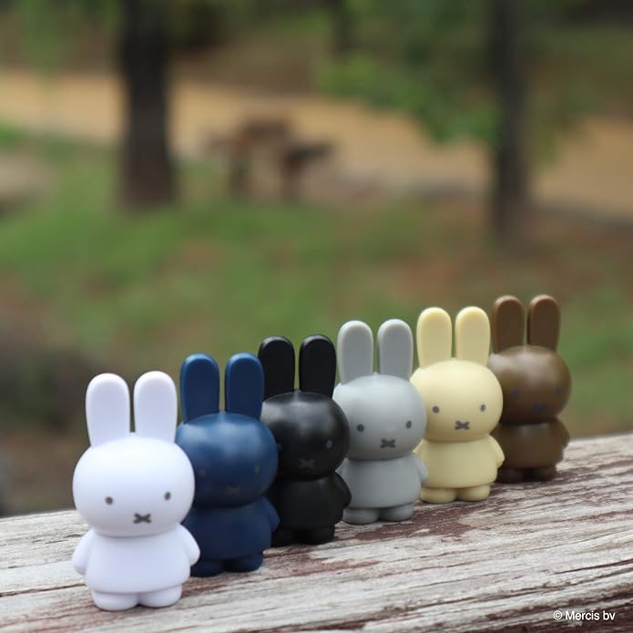 Set of Solid Colored Miniature Miffy Figurines 4.5cm, for age 7+