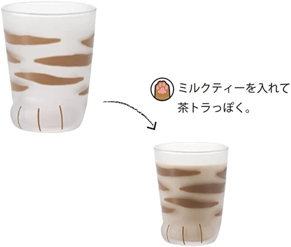 Japanese Aderia Cat Paw Tumbler – 230ml Cat Glass (Made in Japan)