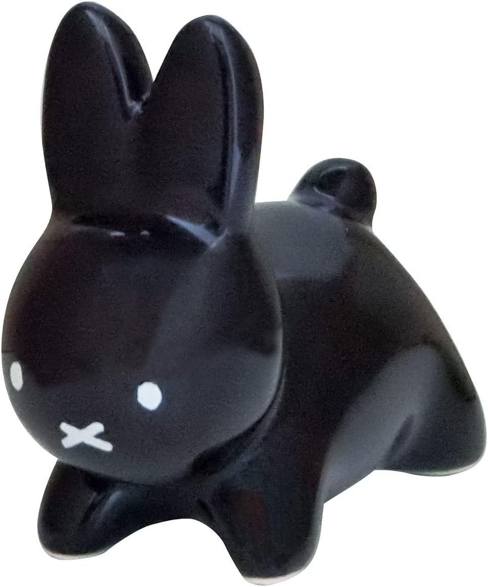 Miffy Porcelain Chopstick Rest (L Size) (Black)