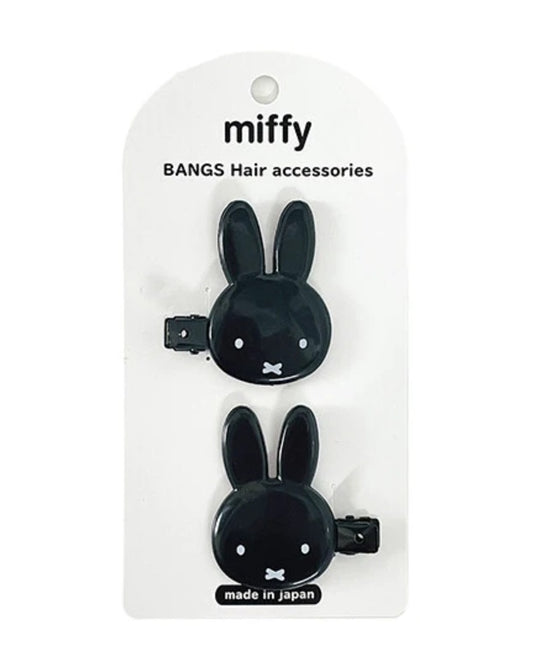 Miffy Die Cut Bangs Clip (Black color)