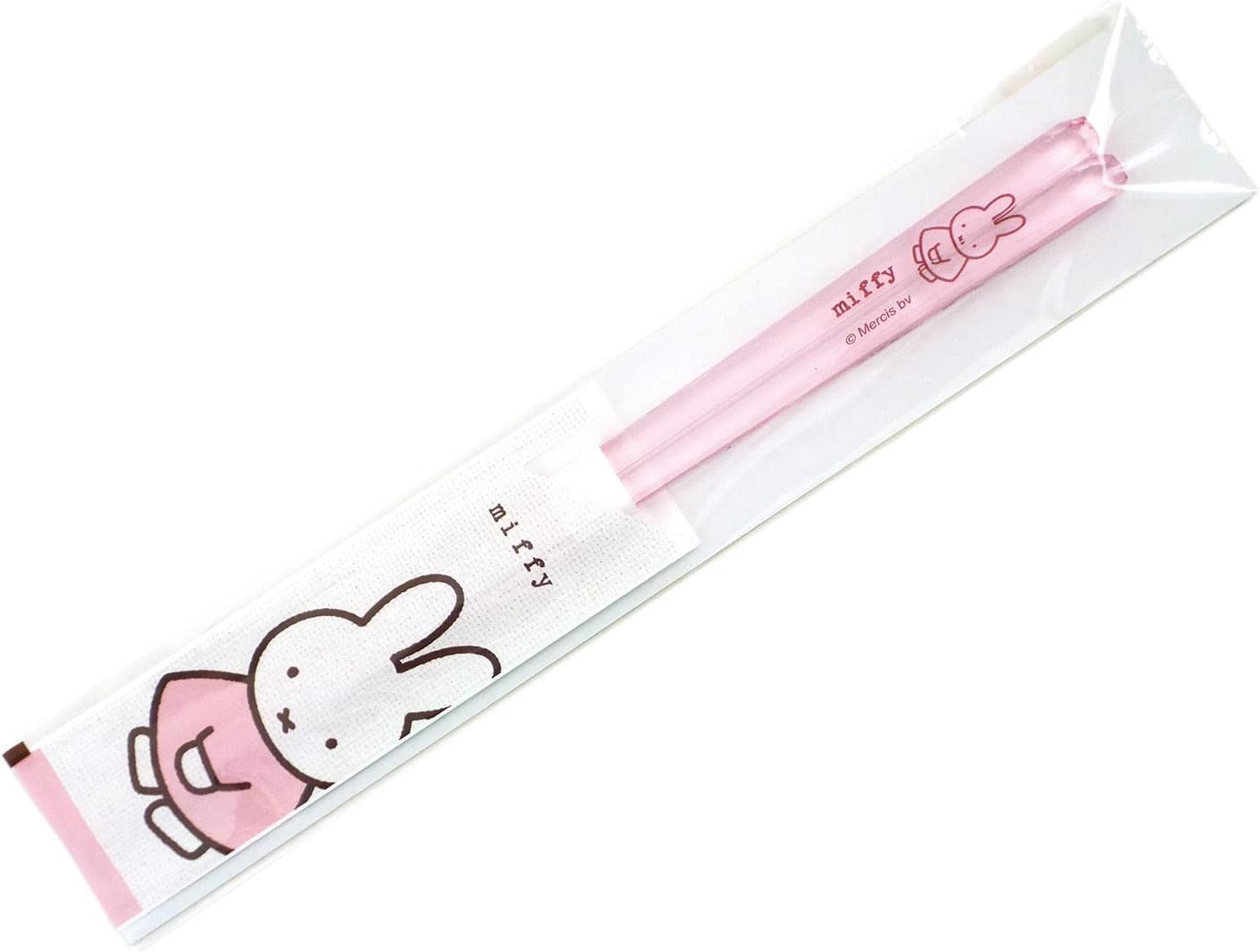 Miffy Clear Pink Chopticks (Made in Japan)