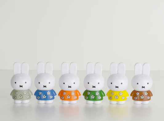 Set of Flower Floral Miniature Miffy Figurines 4.5cm, for aged 7+ year old