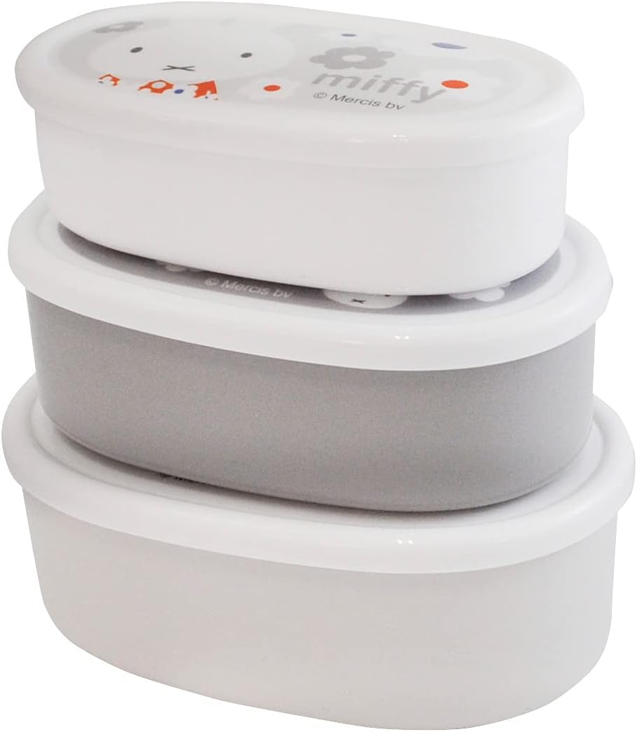 Miffy Grey Storage Boxes (Set of 3)