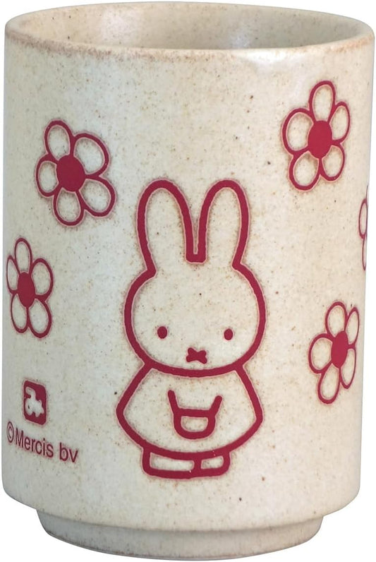 Miffy Floral Tea Cup in Beige -Japanese Porcelain (400 ml)