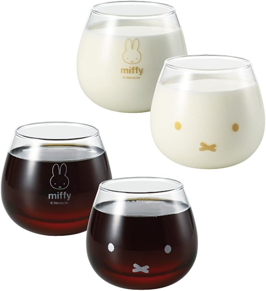 SET OF YURARYURA MIFFY TUMBLER 320ML (KANESHO)