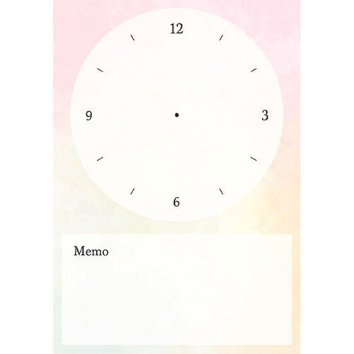 Standing Memo Pad (Pastel colored)